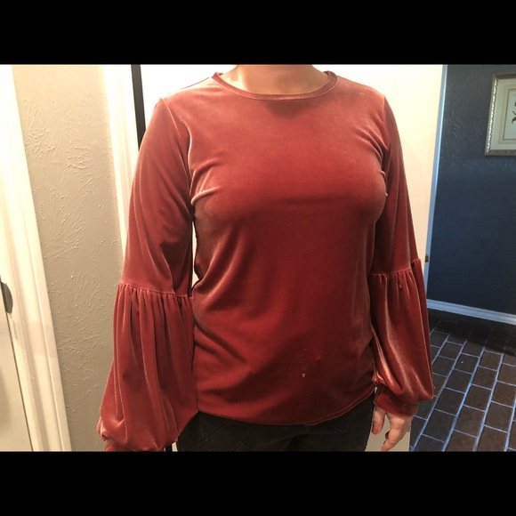 Velvet pouf sleeve - Picture 3 of 4